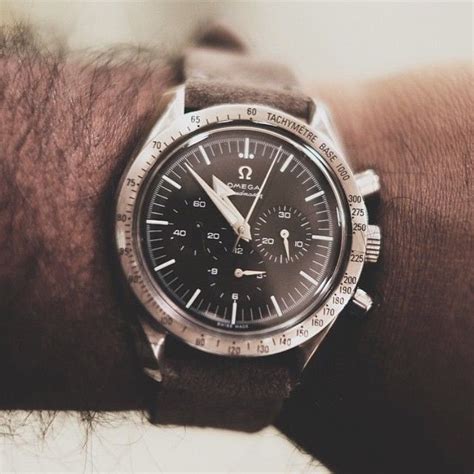 omega speedmaster broad arrow leather strap|omega highley leather strap.